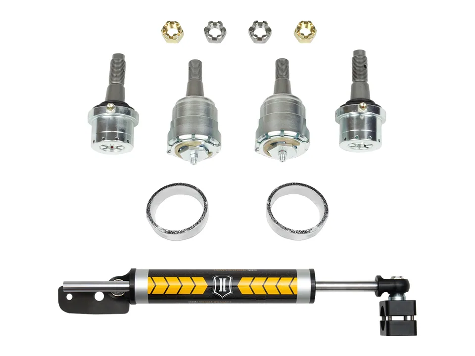 ICON 2018-2023 Jeep Wrangler JL/2020-2023 Jeep Gladiator, Ultimate Front End Kit, Stage 1 K2211 1 of 6