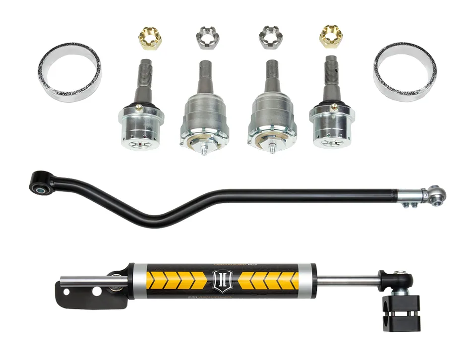 ICON 2018-2023 Jeep Wrangler JL/2020-2023 Jeep Gladiator, Ultimate Front End Kit, Stage 3 K2213 1 of 6