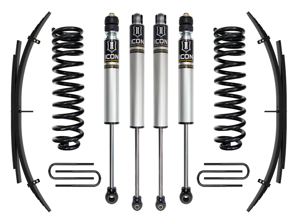 ICON 2020-2022 Ford F-250/F-350 Super Duty 4WD, 2.5" Lift, Stage 1 Suspension System w/ Expansion Packs K62521L 1 of 3