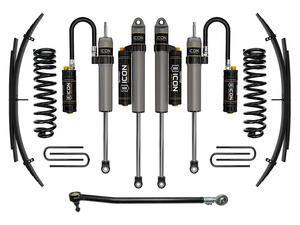 ICON 2020-2022 Ford F-250/F-350 Super Duty 4WD Diesel, 2.5" Lift, Stage 4 Suspension System w/ Expansion Packs K62524L 1 of 3