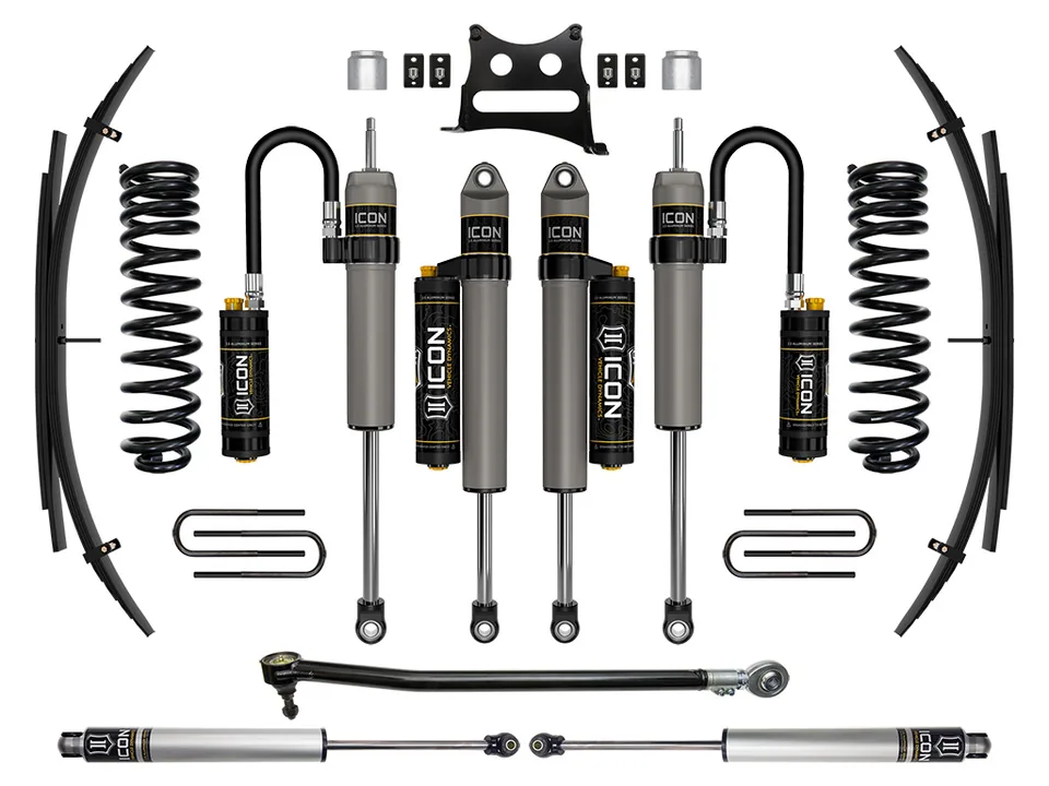 ICON 2020-2022 Ford F-250/F-350 Super Duty 4WD Diesel, 2.5" Lift, Stage 5 Suspension System w/ Expansion Packs K62525L 1 of 3
