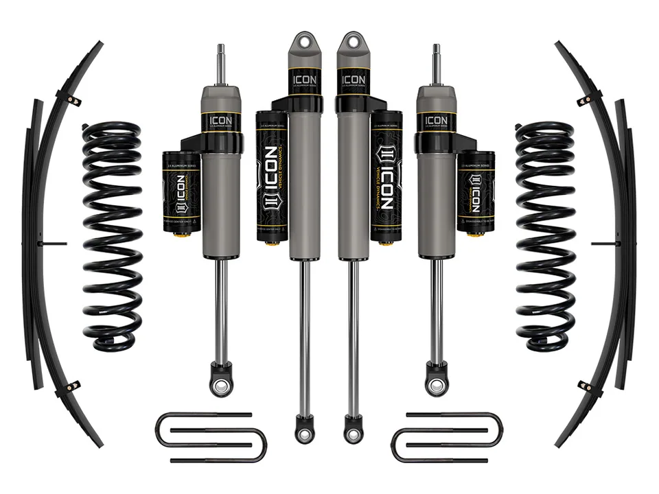 ICON 2020-2023 Ford F-250/F-350 Super Duty 4WD Diesel, 2.5" Lift, Stage 2 Suspension System w/ Expansion Packs K62522L 1 of 3