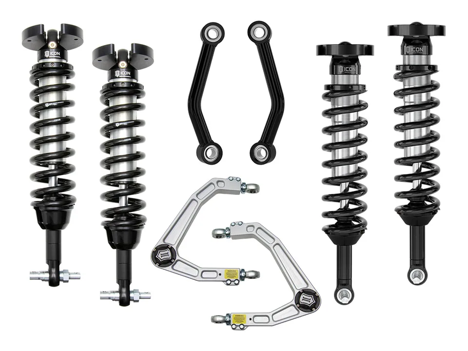 ICON 2021-2023 Chevrolet Tahoe & Suburban/2021-2023 GMC Yukon & Yukon XL, 2.5-3.25" Lift, Stage 2 Suspension System, Billet UCA k73102 1 of 4