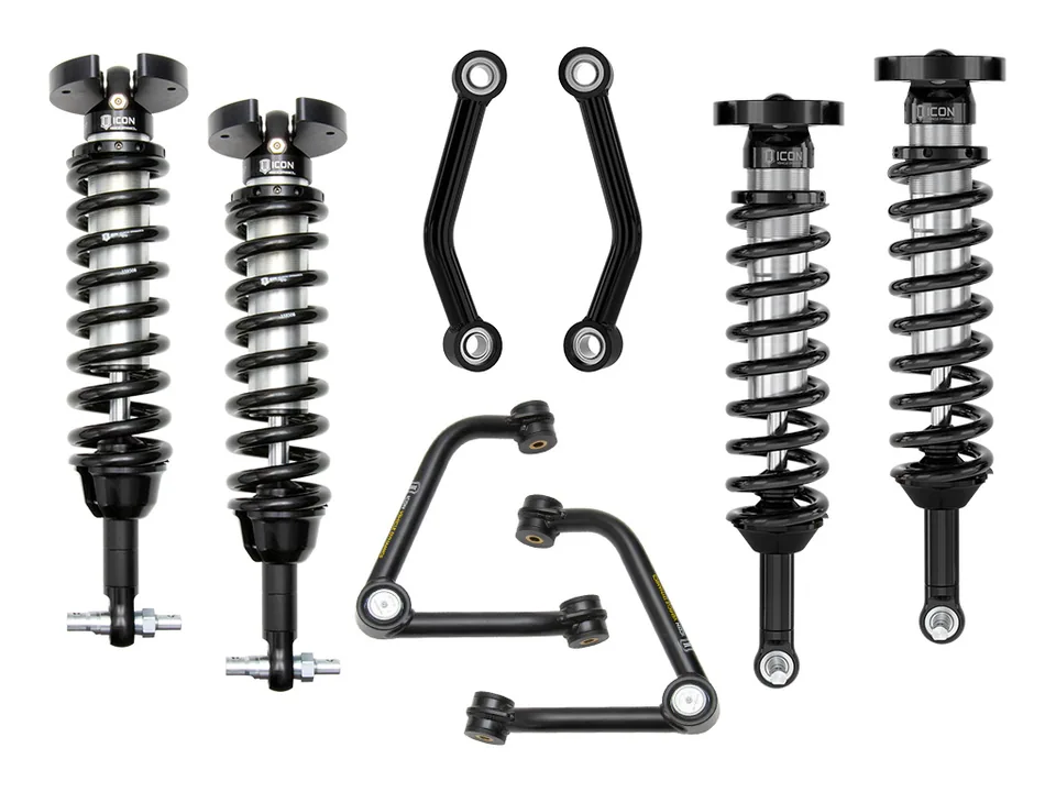 ICON 2021-2023 Chevrolet Tahoe & Suburban/2021-2023 GMC Yukon & Yukon XL, 2.5-3.25" Lift, Stage 2 Suspension System, Tubular UCA k73102t 1 of 4