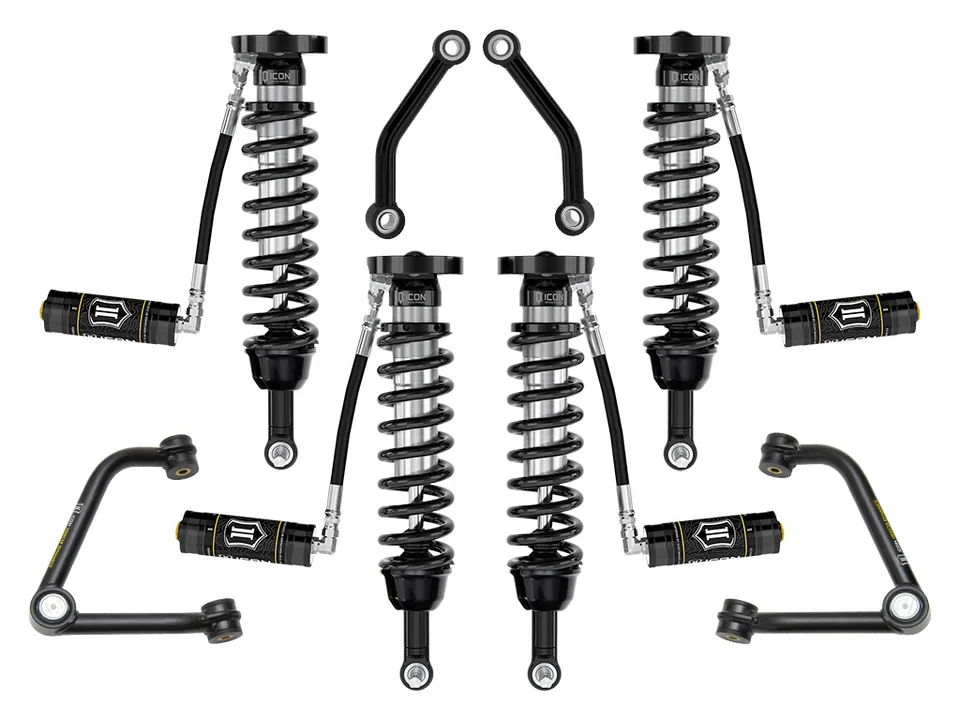 ICON 2021-2023 Chevrolet Tahoe & Suburban/2021-2023 GMC Yukon & Yukon XL, 2.5-3.25" Lift, Stage 3 Suspension System, Tubular UCA k73103t 1 of 4