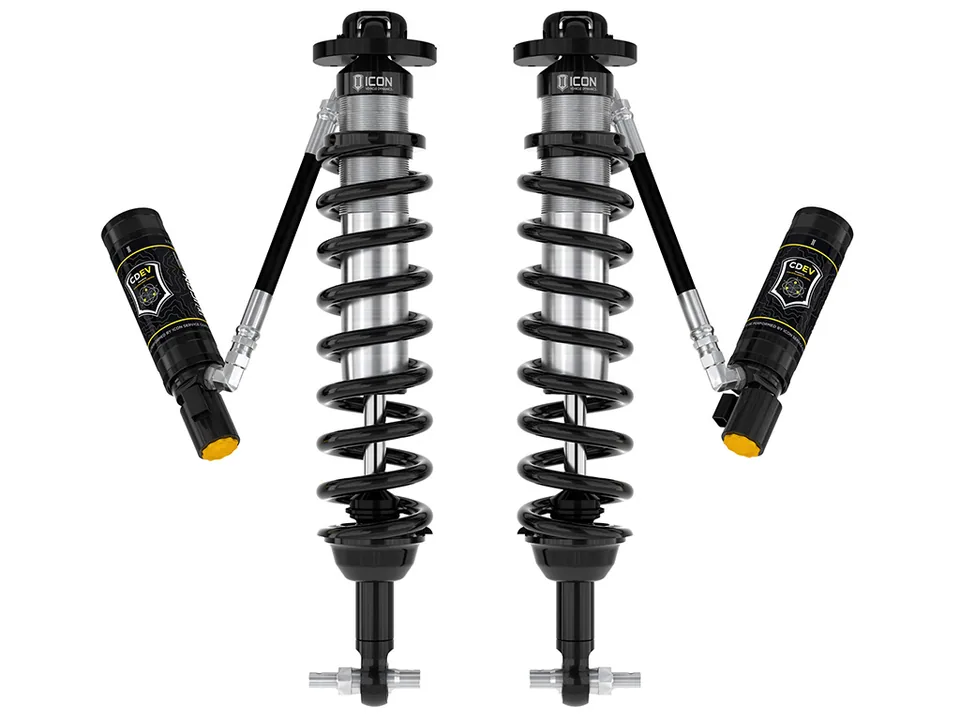 ICON 2021-2023 Ford Bronco, Front, 1.5-4" Lift, V.S. 2.5 Series Coilover Kit, Remote Reservoir w/ CDEV 48700e 1 of 6