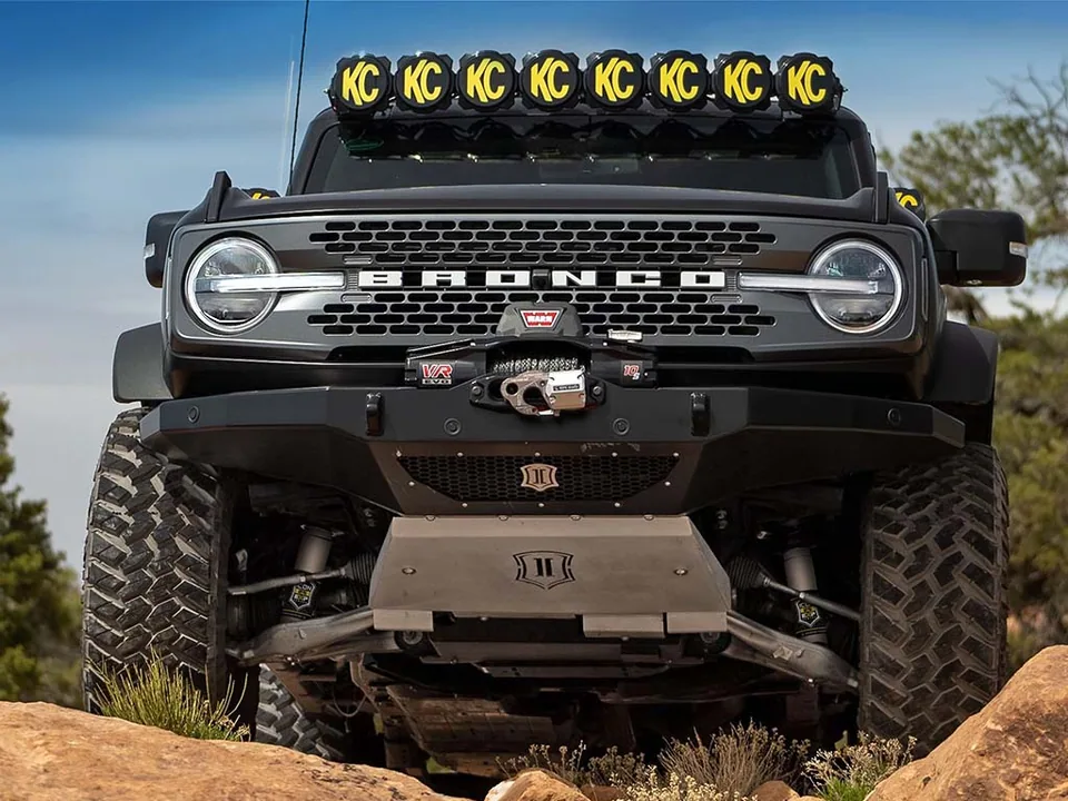 ICON 2021-2023 Ford Bronco, Hoss 2.0 Pkg, Front, 0-2" Lift, 2.5 EXP Series Coilover 48602 6 of 6