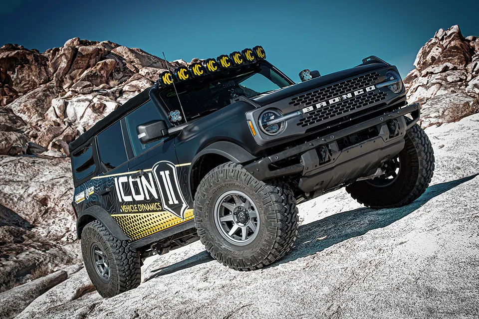 ICON 2021-2023 Ford Bronco, Sasquatch, 2-3" Lift, Stage 8 Suspension System, Billet k40018 2 of 6