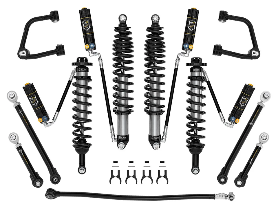 ICON 2021-2023 Ford Bronco, Sasquatch, 2-3" Lift, Stage 7 Suspension System, CDXS, Tubular, Heavy Rate Rear Spring k40017tdx 1 of 6