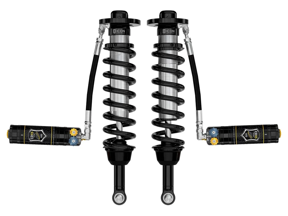 ICON 2021-2024 Ford F-150 4WD, 2.75-3.5" Lift, Front, V.S. 2.5 Series Coilover Kit, Remote Reservoir w/ CDXS, Pair 91825x 1 of 6