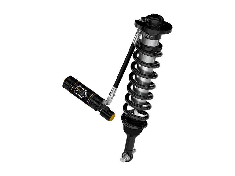ICON 2021-2024 Ford F-150 4WD, 2.75-3.5" Lift, Front, V.S. 2.5 Series Coilovers, Remote Reservoir w/ CDEV, Pair 91825e 6 of 6