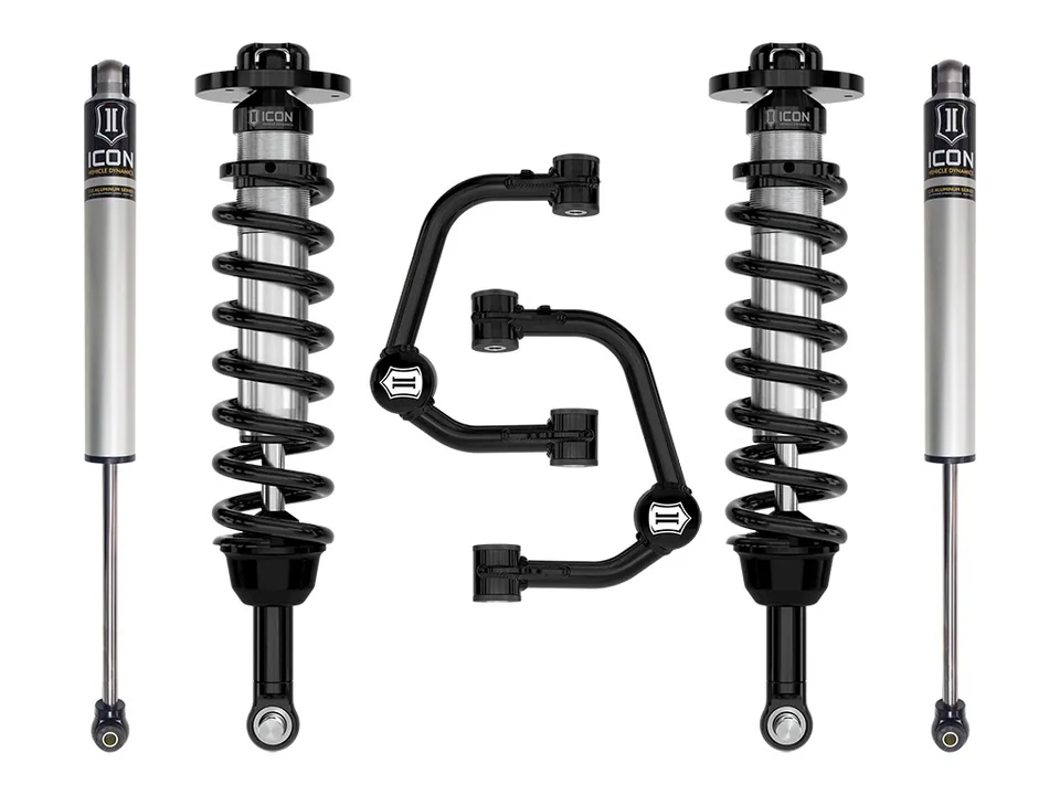 ICON 2021-2024 Ford F-150 4WD, 2.75-3.5" Lift, Stage 1 Suspension System, Tubular k93131t 1 of 6