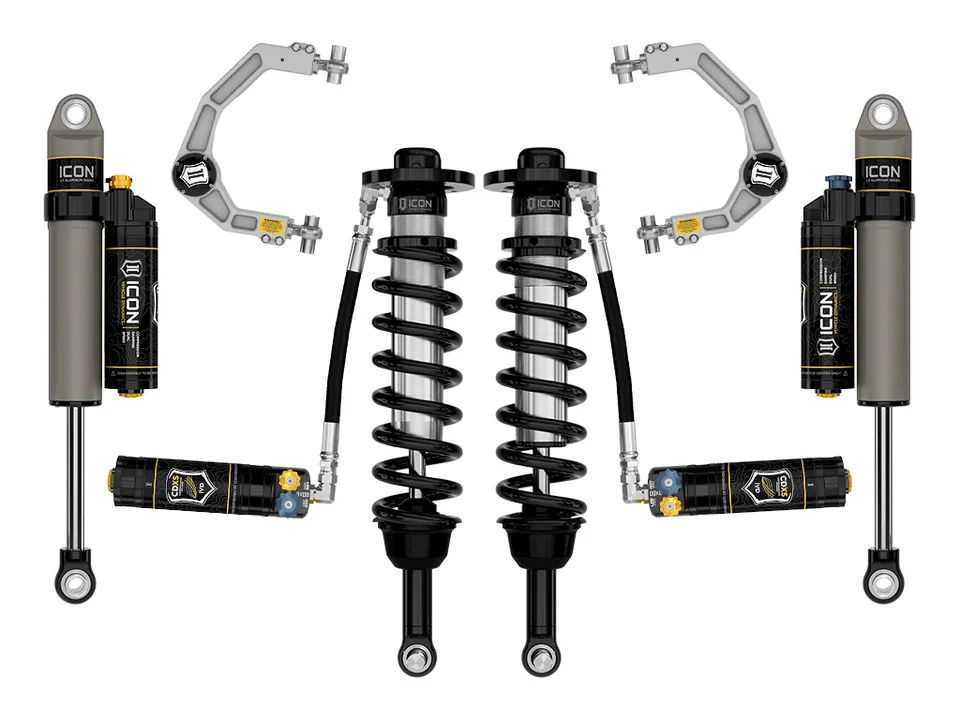 ICON 2021-2024 Ford F-150 4WD, 2.75-3.5" Lift, Stage 4 Suspension System, Billet, CDXS k93134d 1 of 5