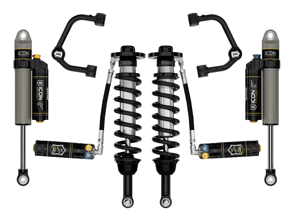 ICON 2021-2024 Ford F-150 4WD, 2.75-3.5" Lift, Stage 4 Suspension System, Tubular, CDXS k93134td 1 of 6