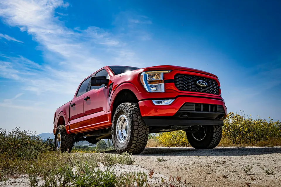 ICON 2021-2024 Ford F-150 4WD, 3.5-4.5" Lift, Stage 3 Suspension System, Billet, w/ Leaf Packs k93143l 5 of 6