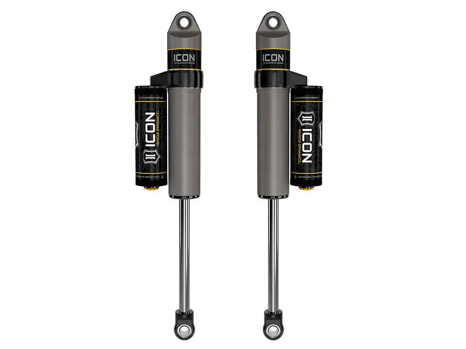 ICON 2021-2024 Ford F-150 4WD/F-150 Tremor, 0-2" Lift, Rear, V.S. 2.5 Aluminum Series Shock Absorbers, Piggyback Reservoir, Pair 97721p 1 of 1