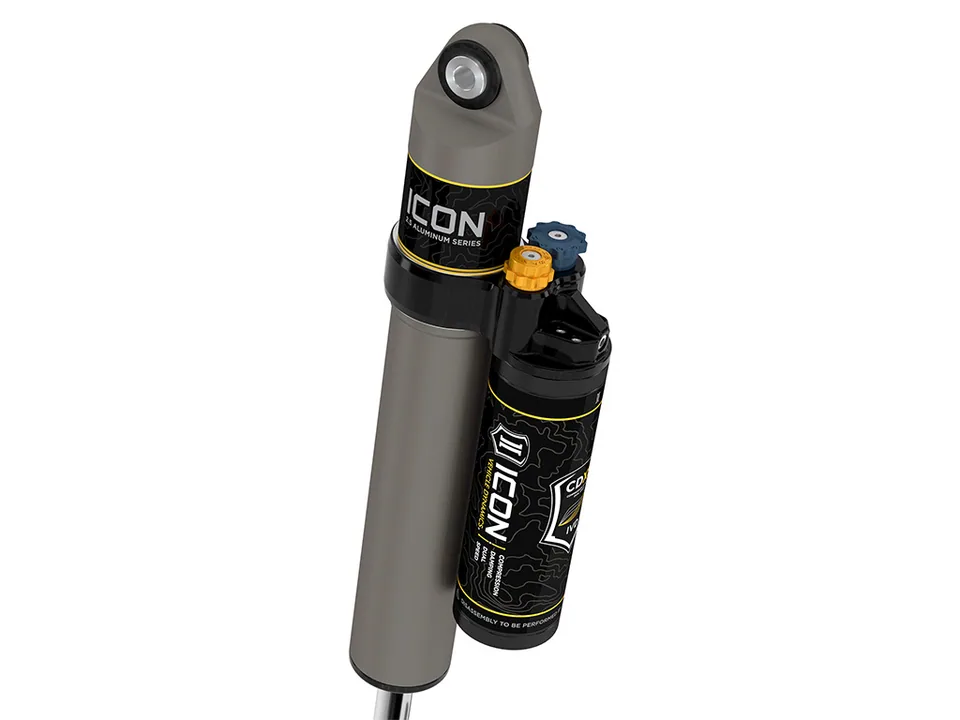 ICON 2021-2024 Ford F-150 4WD/F-150 Tremor, 0-2" Lift, Rear, V.S. 2.5 Aluminum Series Shock Absorbers, Piggyback Reservoir w/ CDXS, Pair 97721xp 2 of 5