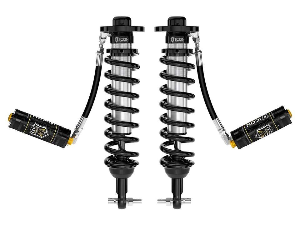 ICON 2021-2024 Ford F-150 4WD/Tremor, 3.5-4.5"/2.5-3" Lift, Front, V.S. 2.5 Series Coilovers, Remote Reservoir w/ CDCV, Pair 91824c 1 of 6
