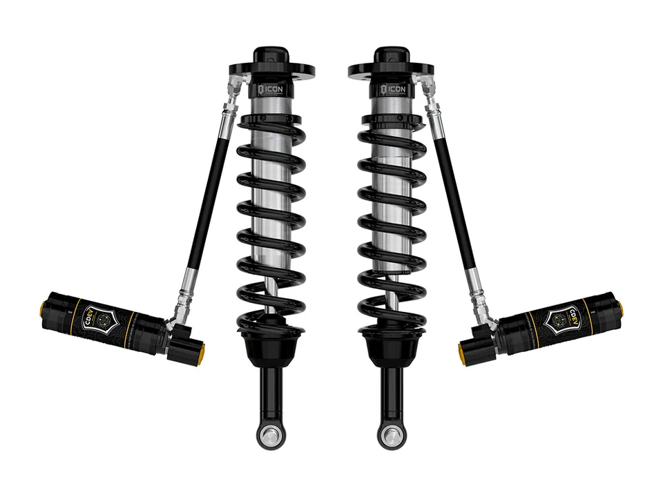 ICON 2021-2024 Ford F-150 4WD/Tremor, 3.5-4.5"/2.5-3" Lift, Front, V.S. 2.5 Series Coilovers, Remote Reservoir w/ CDEV, Pair 91824e 1 of 6