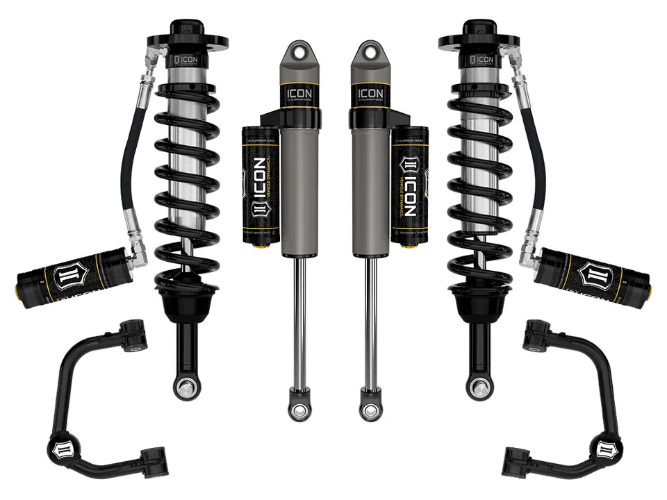 ICON 2021-2024 Ford F-150 Tremor, 2.5-3" Lift, Stage 3 Suspension System, Tubular k93163t 1 of 4