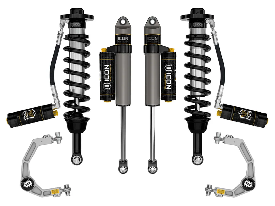 ICON 2021-2024 Ford F-150 Tremor, 2.5-3" Lift, Stage 4 Suspension System, Billet, CDCV k93164 1 of 4