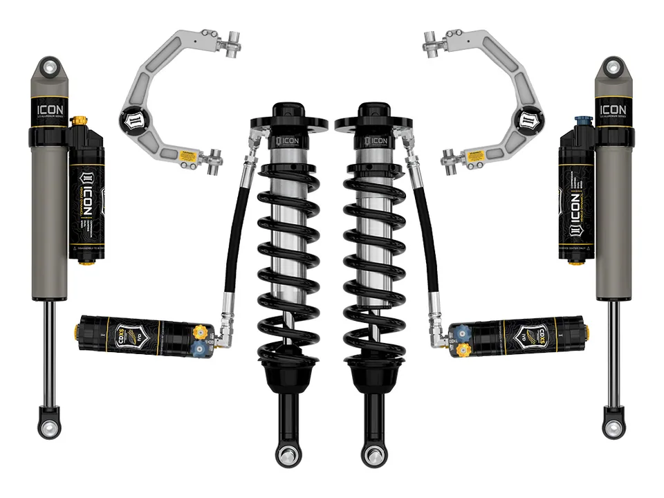 ICON 2021-2024 Ford F-150 Tremor, 2.5-3" Lift, Stage 4 Suspension System, Billet, CDXS k93164d 1 of 5