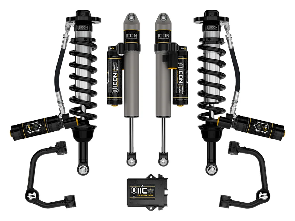 ICON 2021-2024 Ford F-150 Tremor, 2.5-3" Lift, Stage 5 Suspension System, Tubular k93165t 1 of 6