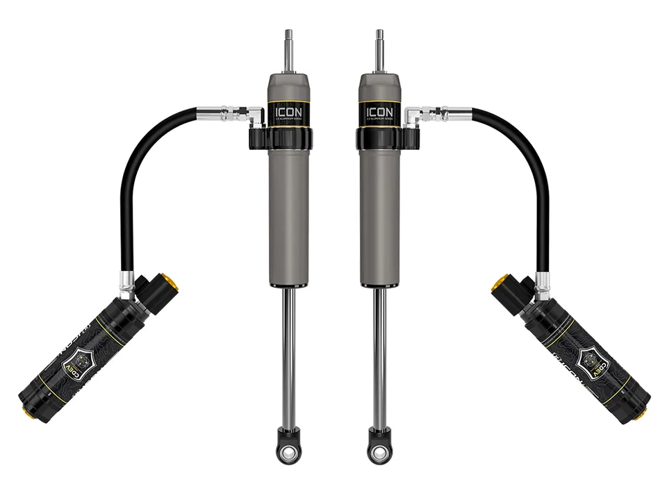 ICON 2022-2024 Toyota Tundra, 3-3.5" Lift, Rear, V.S. 2.5 Aluminum Series Shock Absorbers, Remote Reservoir w/ CDEV, Pair 57841ep 1 of 6