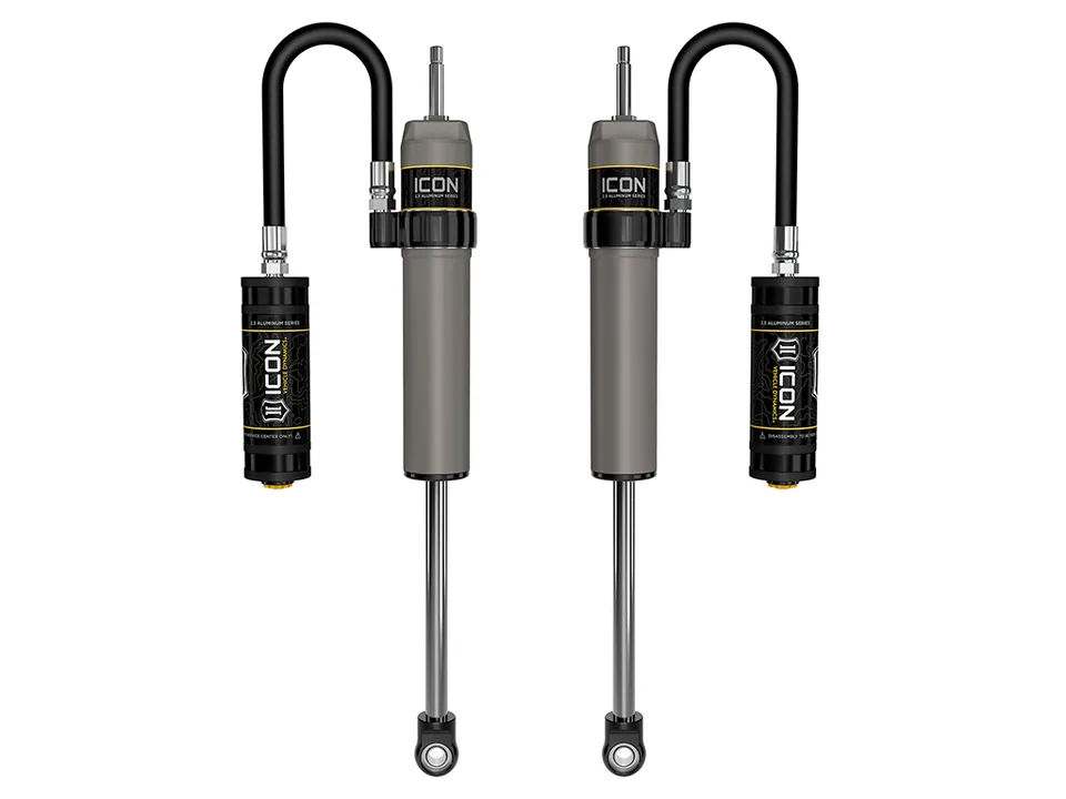 ICON 2022-2024 Toyota Tundra, 3-3.5" Lift, Rear, V.S. 2.5 Aluminum Series Shock Absorbers, Remote Reservoir, Pair 57841p 1 of 2