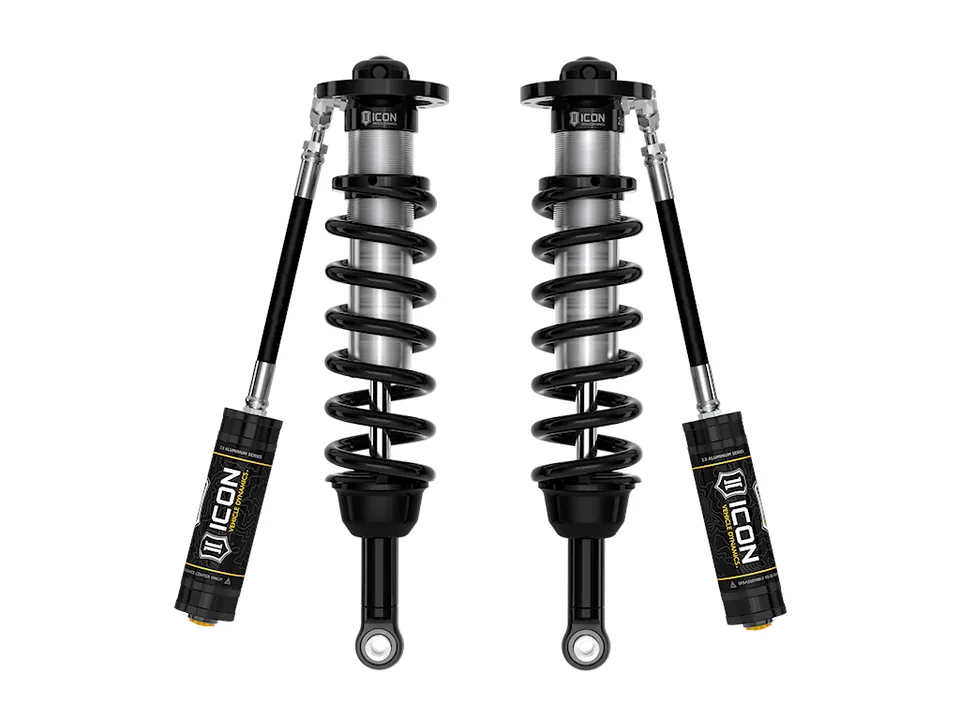 ICON 2022-2025 Toyota Tundra 1.25-3.5" Lift/2023-2025 Sequoia 3-4.5" Lift, Front, V.S. 2.5 Series Coilover Kit, Remote Reservoir, Pair 58770 1 of 6