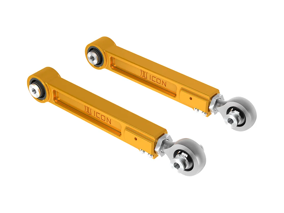 ICON 2022-2025 Toyota Tundra/2023-2025 Toyota Sequoia/2024-2025 Toyota Tacoma/2024 Toyota Land Cruiser 250 Series/2024 Lexus GX550, Rear, Billet Upper Link Kit, Gold Anodizing 54102g 4 of 6