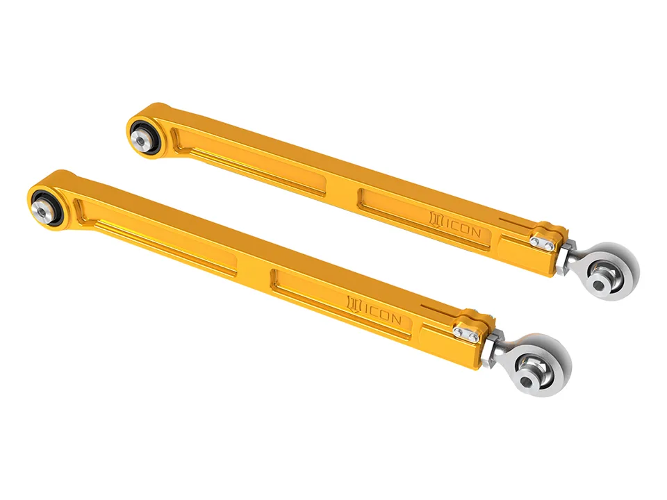ICON 2022-2025 Toyota Tundra/2023-2025 Toyota Sequoia/2024-2025 Toyota Tacoma, Rear, Billet Lower Link Kit, Gold Anodizing 54002g 2 of 5