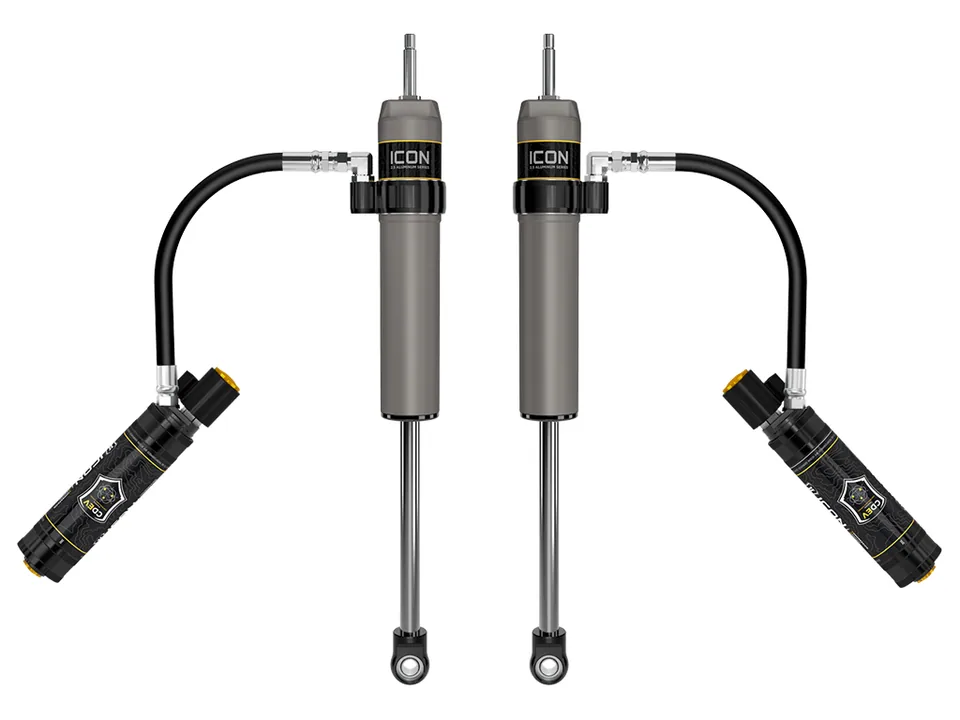 ICON 2023-2024 Ford F-250/F-350 Super Duty 4WD, 4.5" Lift, Front, V.S. 2.5 Aluminum Series Shocks, Remote Reservoir w/ CDEV, Pair 67811ep 1 of 6
