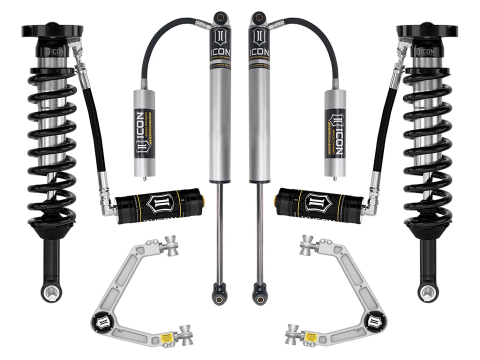 ICON 2023-2024 GMC Canyon AT4, Denali, & Elevation/Chevrolet Colorado Trail Boss, 1.75-2.5" Lift, Stage 3 Suspension System w/ Billet Upper Control Arms K73083 1 of 6