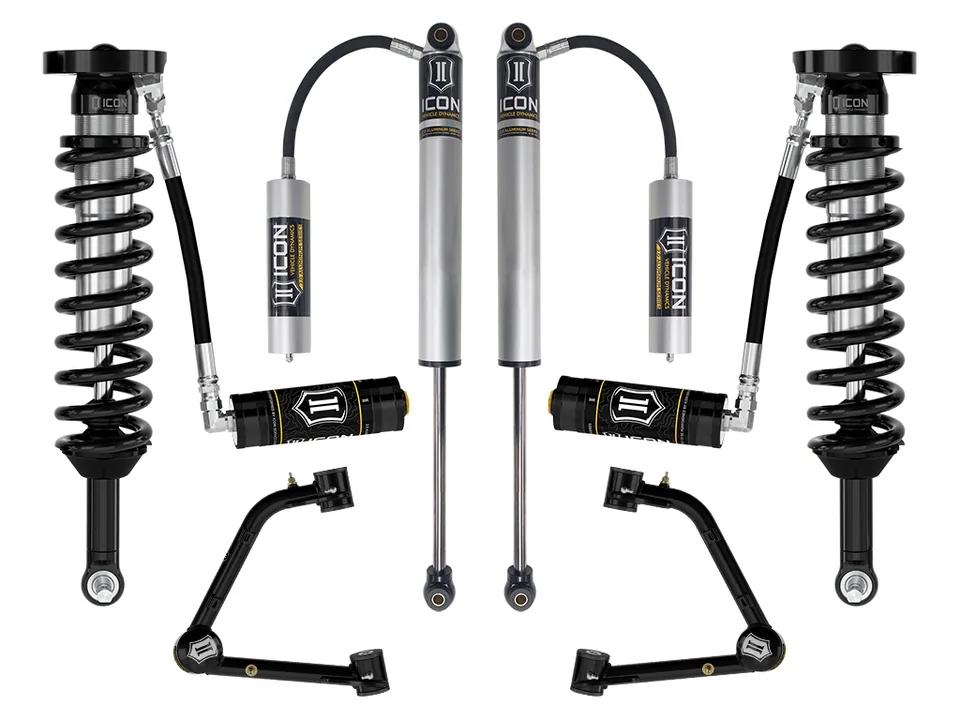 ICON 2023-2024 GMC Canyon AT4, Denali, & Elevation/Chevrolet Colorado Trail Boss, 1.75-2.5" Lift, Stage 3 Suspension System w/ Tubular Upper Control Arms k73083t 1 of 6