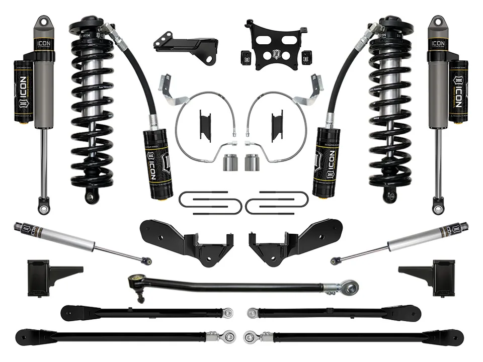 ICON 2023 Ford F-250/F-350 Super Duty 4WD, 4-5.5" Lift, Stage 6 Coilover Conversion System K63176 1 of 5