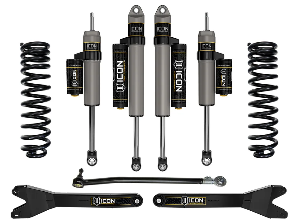 ICON 2023 Ford F-250/F-350 Super Duty 4WD Diesel, 2.5" Lift, Stage 3 Suspension System w/ Radius Arms k62563r 1 of 6
