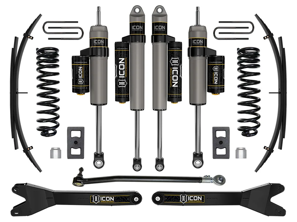 ICON 2023 Ford F-250/F-350 Super Duty 4WD Diesel, 2.5" Lift, Stage 3 Suspension System w/ Radius Arms and Expansion Packs k62563rl 1 of 2