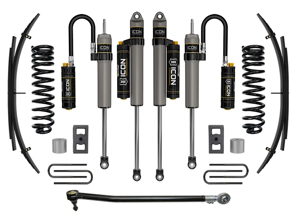 ICON 2023 Ford F-250/F-350 Super Duty 4WD Diesel, 2.5" Lift, Stage 4 Suspension System w/ Expansion Packs K62564L 1 of 1