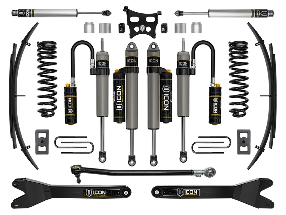 ICON 2023 Ford F-250/F-350 Super Duty 4WD Diesel, 2.5" Lift, Stage 5 Suspension System w/ Radius Arms and Expansion Packs K62565RL 1 of 2
