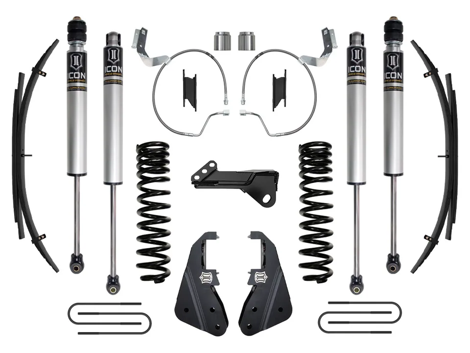 ICON 2023 Ford F-250/F-350 Super Duty 4WD Diesel, 4.5" Lift, Stage 1 Suspension System w/ Expansion Packs K64541L 1 of 5
