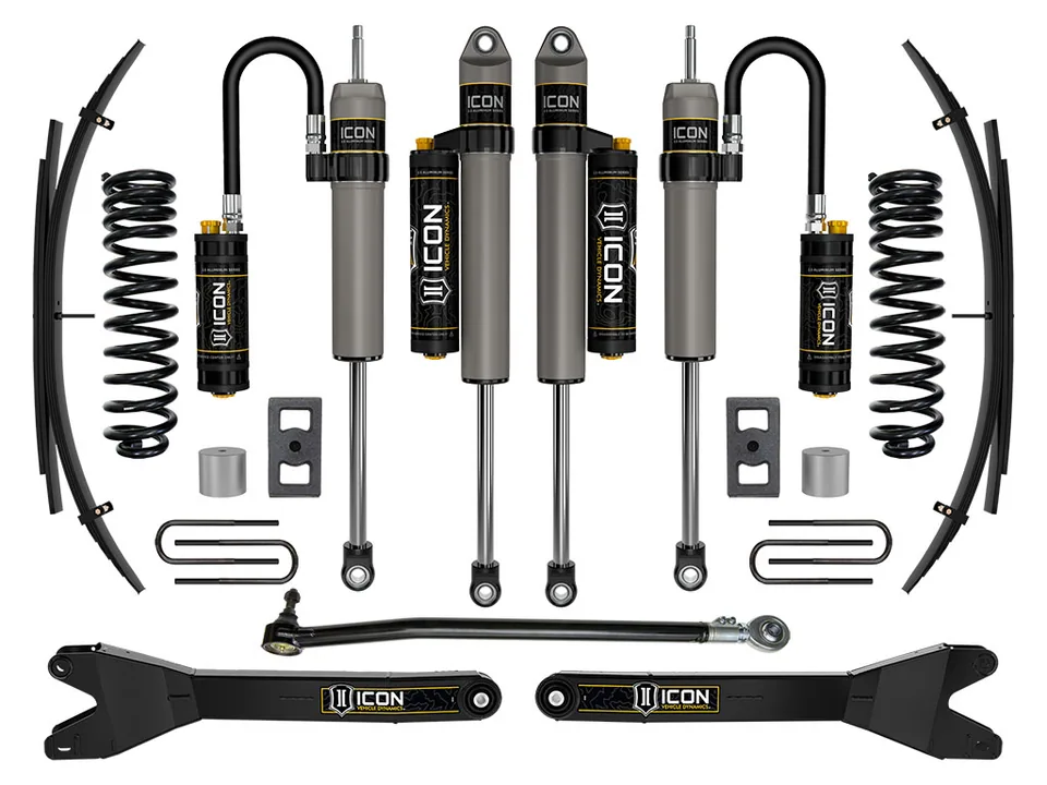 ICON 2023 Ford F-250/F-350 Super Duty 4WD Gas, 2.5" Lift, Stage 4 Suspension System w/ Radius Arms and Expansion Packs K62594RL 1 of 2