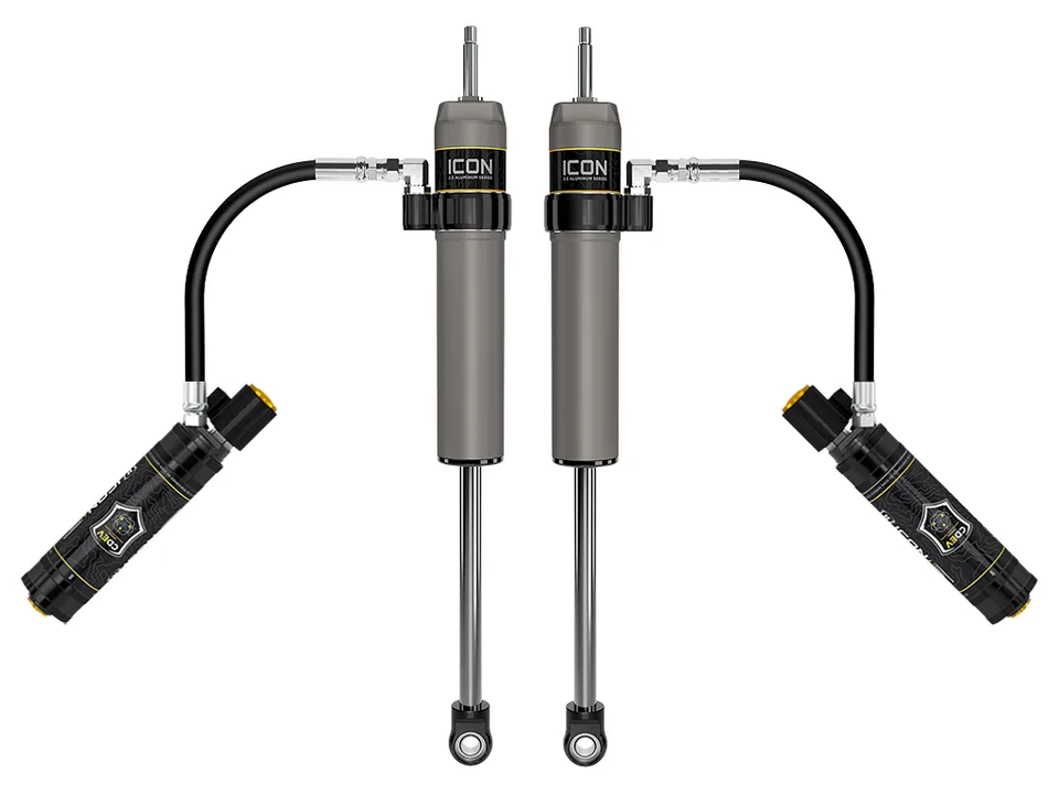 ICON 2024-2025 Toyota Tacoma, 0-1" Lift, Rear, V.S. 2.5 Aluminum Series Shock Absorbers, Remote Reservoir w/ CDEV, Pair 57808ep 1 of 6