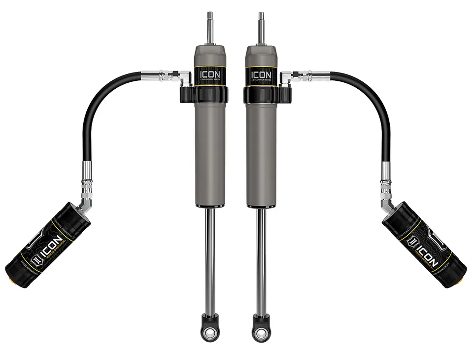 ICON 2024-2025 Toyota Tacoma, 0-1" Lift, Rear, V.S. 2.5 Aluminum Series Shock Absorbers, Remote Reservoir, Pair 57808p 1 of 6