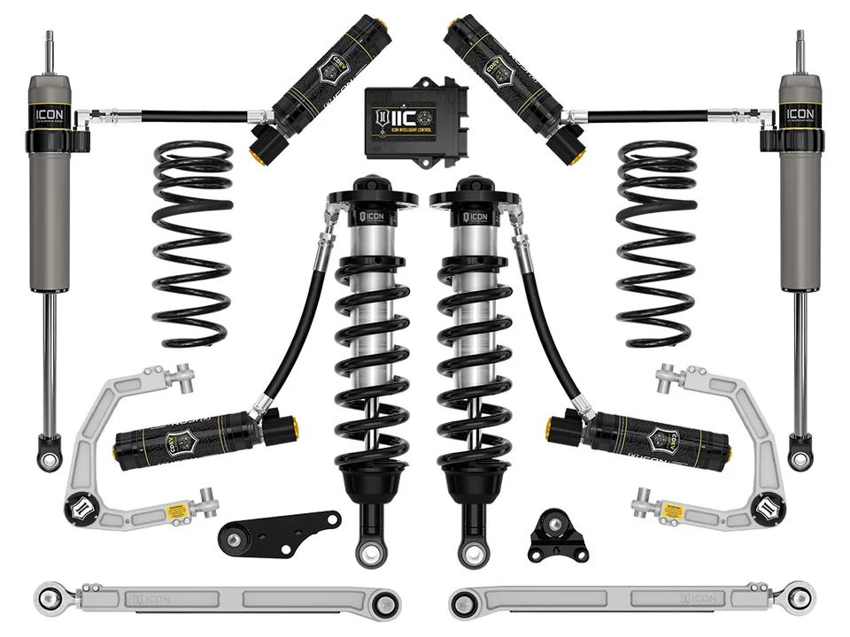 ICON 2024-2025 Toyota Tacoma 1.25-3" Lift, Stage 10 Suspension System, Billet, Triple Rate Rear Springs k53300s 1 of 6