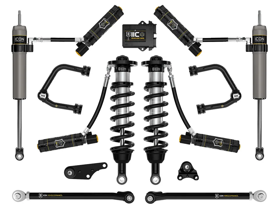 ICON 2024-2025 Toyota Tacoma 1.25-3" Lift, Stage 10 Suspension System, Tubular k53300t 1 of 6