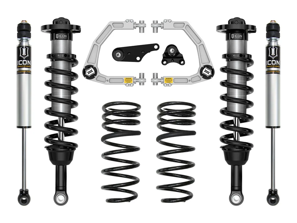 ICON 2024-2025 Toyota Tacoma 1.25-3" Lift, Stage 2 Suspension System, Billet, Triple Rate Rear Springs k53292s 1 of 5