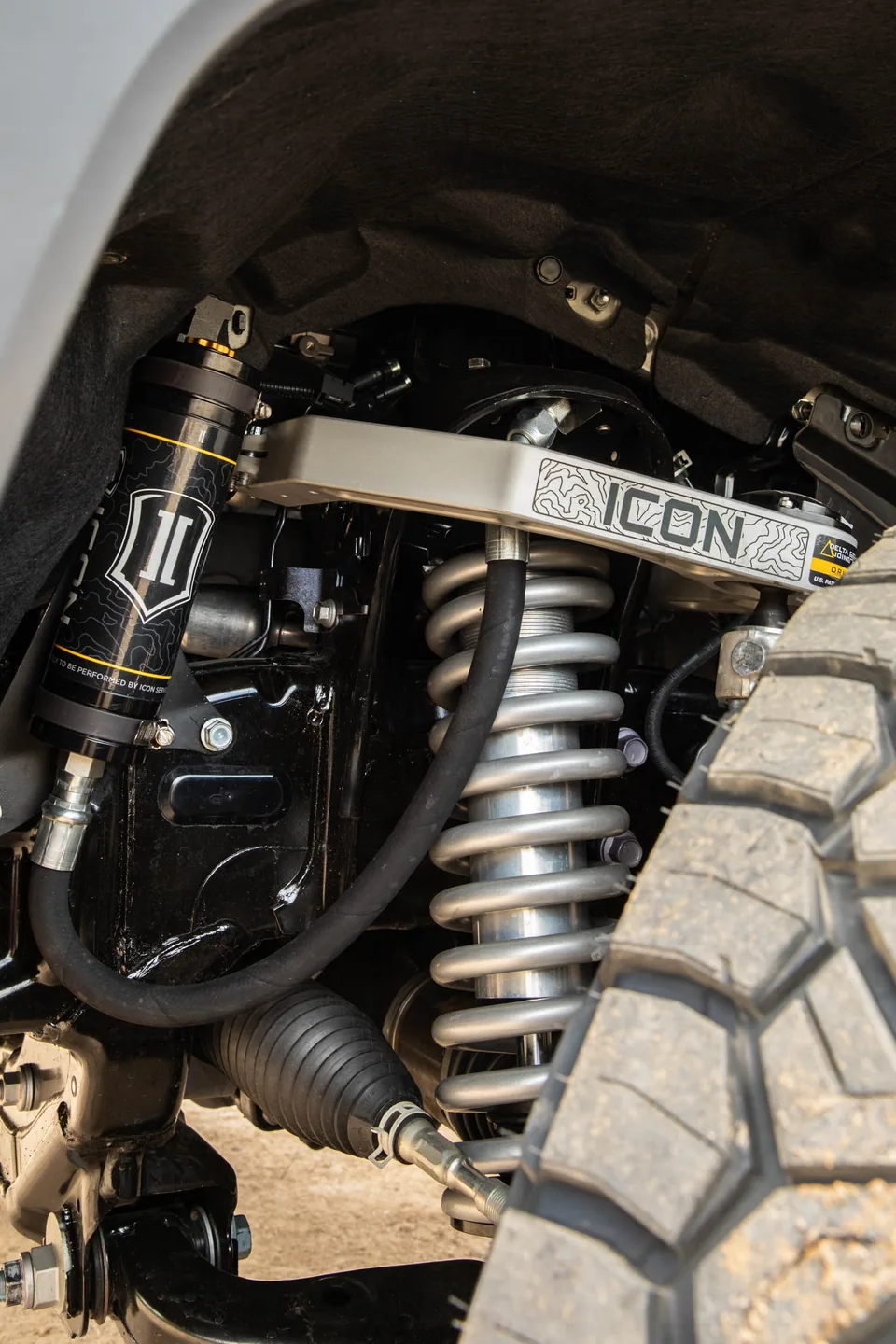 ICON 2024-2025 Toyota Tacoma 1.25-3" Lift, Stage 4 Suspension System, Billet k53294 4 of 6