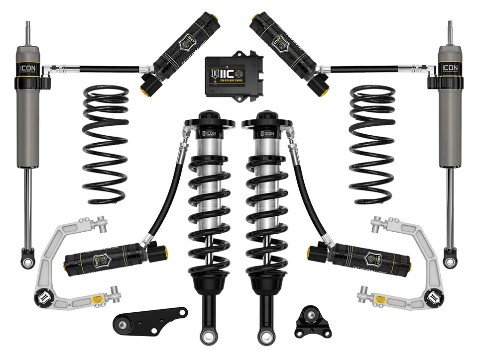 ICON 2024-2025 Toyota Tacoma 1.25-3" Lift, Stage 6 Suspension System, Billet, Triple Rate Rear Springs k53296s 1 of 6