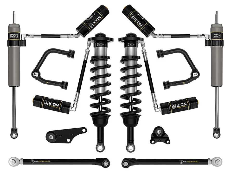 ICON 2024-2025 Toyota Tacoma 1.25-3" Lift, Stage 7 Suspension System, Tubular k53297t 1 of 4